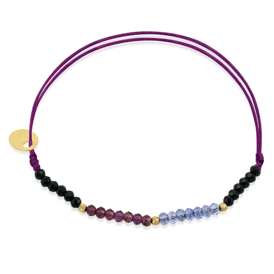 SOFIA karkötő féldrágakövekből Balance karkötő ST-SPI+RHO+TAN-YGA2 - Elegáns ékszer webáruház Budapest