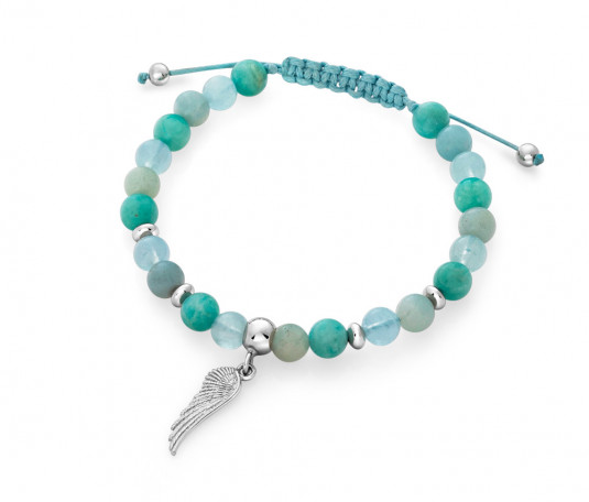 SOFIA karkötő féldrágakövekből Harmony karkötő ST-AQ+AM+MS-A3 - Elegáns ékszer webáruház Budapest