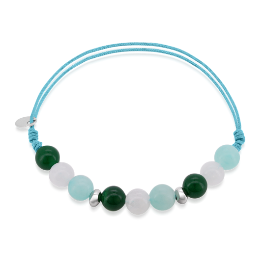 SOFIA karkötő féldrágakövekből Harmony karkötő ST-MS+AMA+JADG-A58 - Elegáns ékszer webáruház Budapest