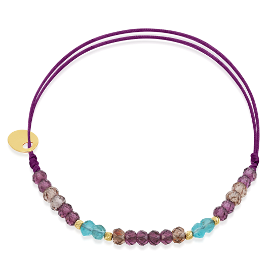 SOFIA karkötő féldrágakövekből Harmony karkötő ST-ZIRN+RHO+APA-YGA1 - Elegáns ékszer webáruház Budapest