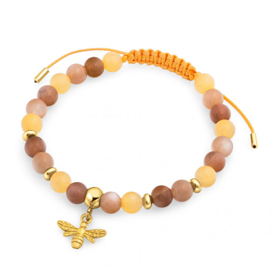 SOFIA karkötő féldrágakövekből Napos mosoly karkötő ST-JAy+MSm+MS+MSp-A2Y - Elegáns ékszer webáruház Budapest