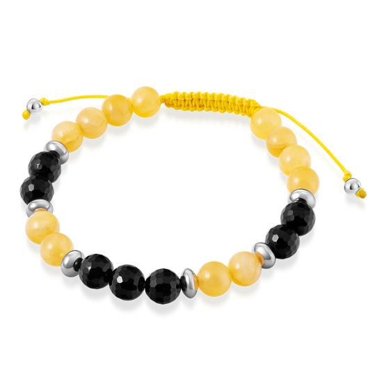 SOFIA karkötő féldrágakövekből Stability karkötő ST-OXFAC+JAYH-A34 - Elegáns ékszer webáruház Budapest