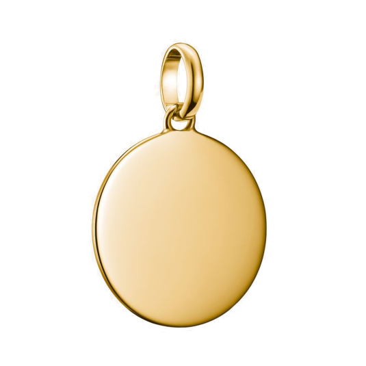 THOMAS SABO CONNECT medál medál Nagy érme aranyozott medál CC1273-413-39 - Elegáns ékszer webáruház Budapest