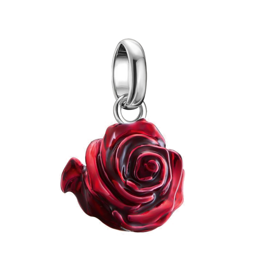 THOMAS SABO CONNECT medál medál Vörös rózsa ezüst medál CC1263-007-10 - Elegáns ékszer webáruház Budapest