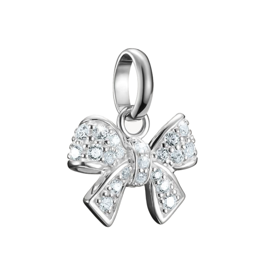 THOMAS SABO CONNECT medál medál kövekkel díszített masnival medál CC1235-051-14 - Elegáns ékszer webáruház Budapest