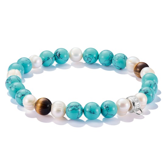 THOMAS SABO Colourful stones charm karkötő karkötő X0293-951-7 - Elegáns ékszer webáruház Budapest