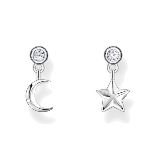 THOMAS SABO Star and moon fülbevaló fülbevaló H2293-051-14 - Elegáns ékszer webáruház Budapest