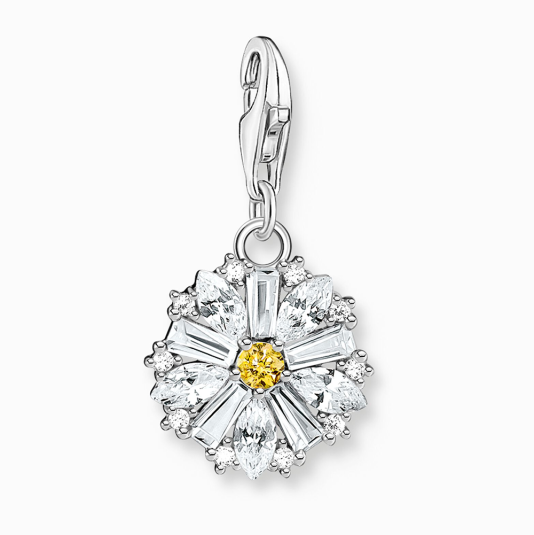 THOMAS SABO charm medál Lovely Daisy medál 2212-051-14 - Elegáns ékszer webáruház Budapest