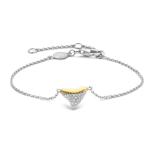 TI SENTO ezüst karkötő háromszöggel karkötő 2997ZY - Elegáns ékszer webáruház Budapest