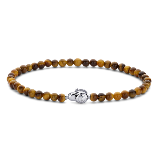 TI SENTO ezüst karkötő tigrisszem karkötő 2908TE - Elegáns ékszer webáruház Budapest