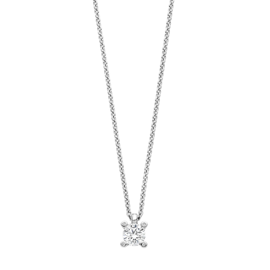 TI SENTO ezüst nyaklánc cirkóniával nyaklánc 34087ZI/42 - Elegáns ékszer webáruház Budapest